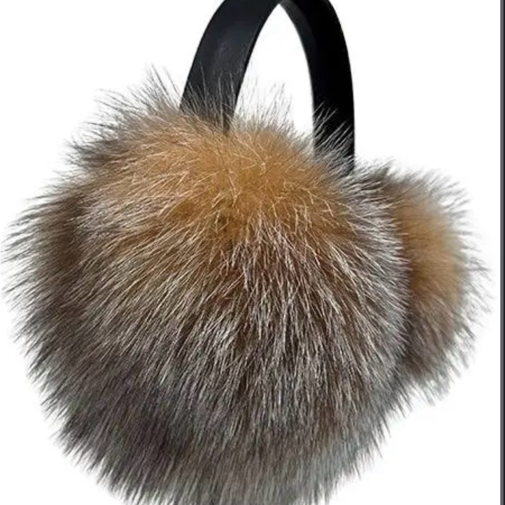 Natural Fox earmuffs